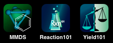 Icons for MMDS, Reaction101, Yield101